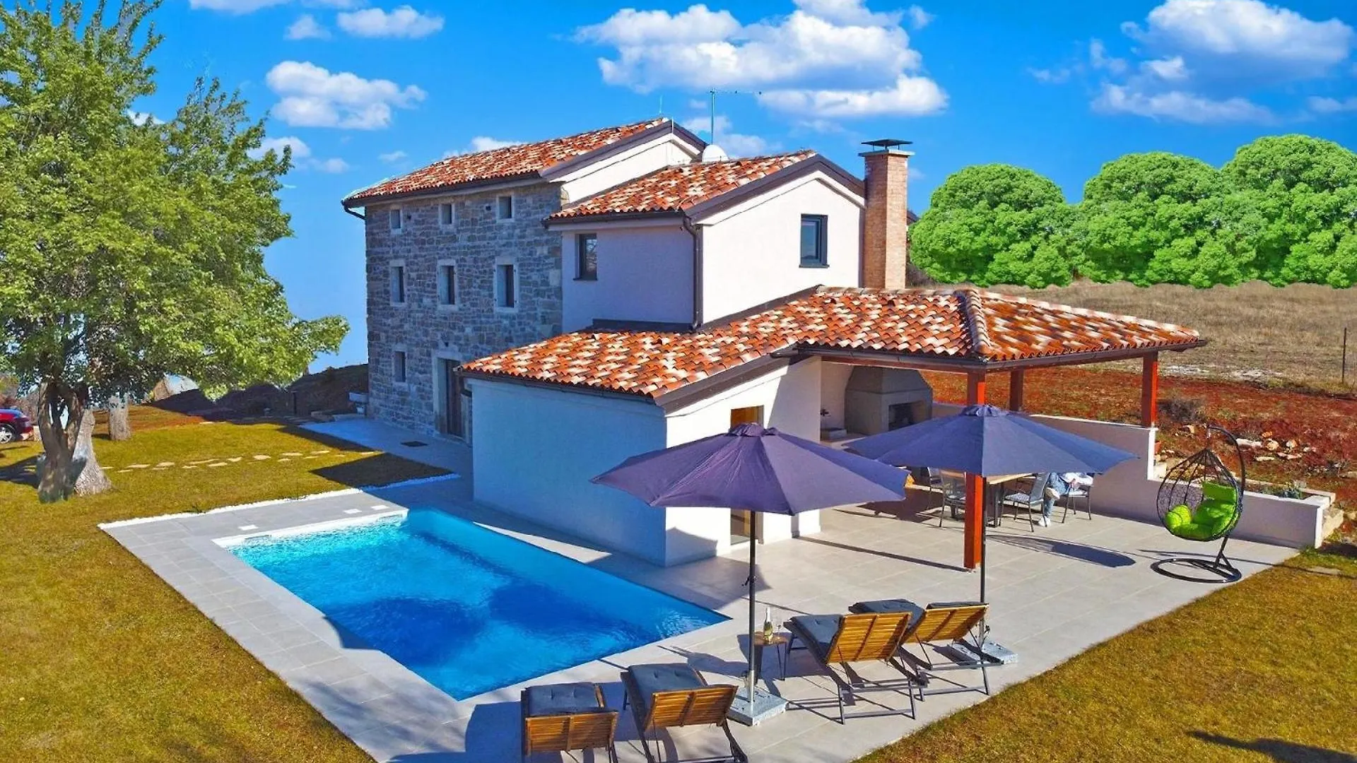 Ferienhaus Mit Privatpool Fuer 6 Personen Ca 105 Qm In Marusici, Istrien Binnenland Von Istrien Momjan